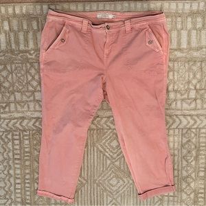 TORRID PINK TAPERED‎ DENIM JEANS